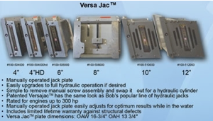 Bob's Machine Shop Manually adjustable outboar motor brackets